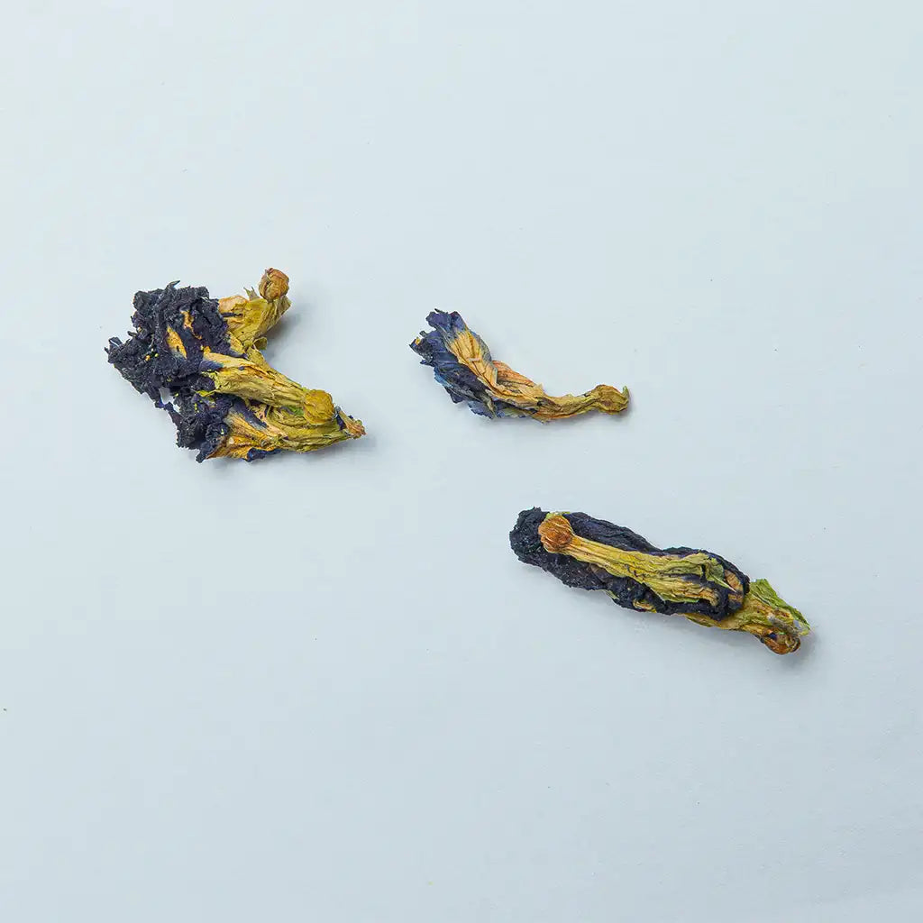 Синій чай Анчан — квітковий настій з індиговими бутонами Clitoria ternatea. Купити корисний напій для тонусу й енергії.